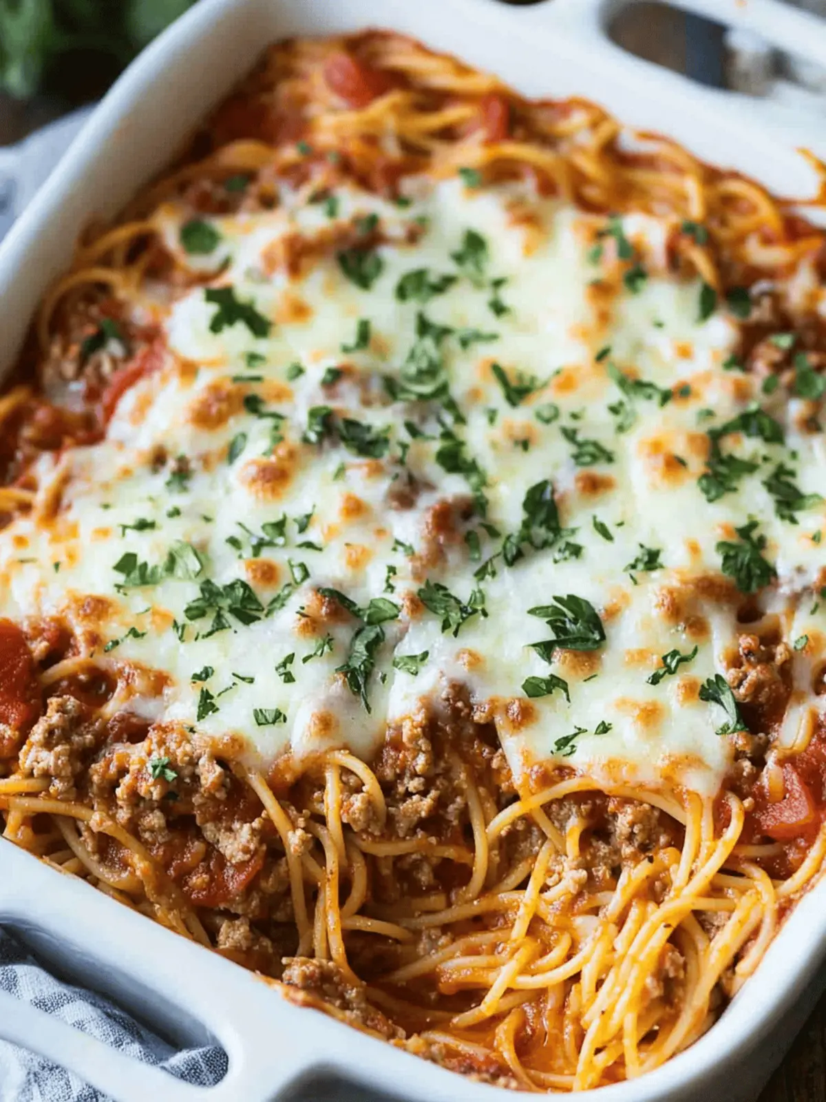 Southern Baked Spaghetti Casserole