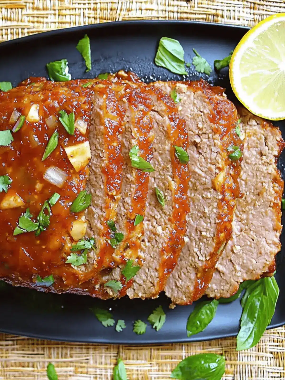 Spicy Thai Turkey Meatloaf