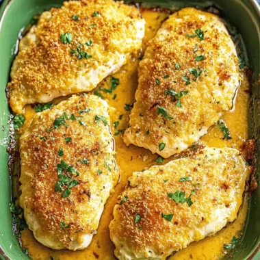 Baked Cheesy Chicken Breasts - Family Food on the Table
