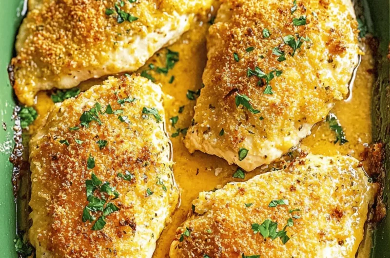 Baked Cheesy Chicken Breasts - Family Food on the Table