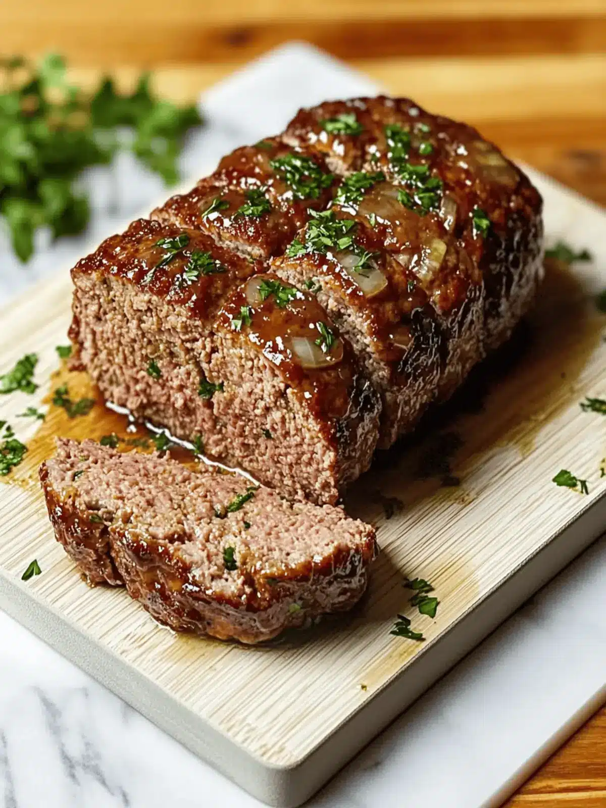 Crispy Glazed Air Fryer Meatloaf Delight