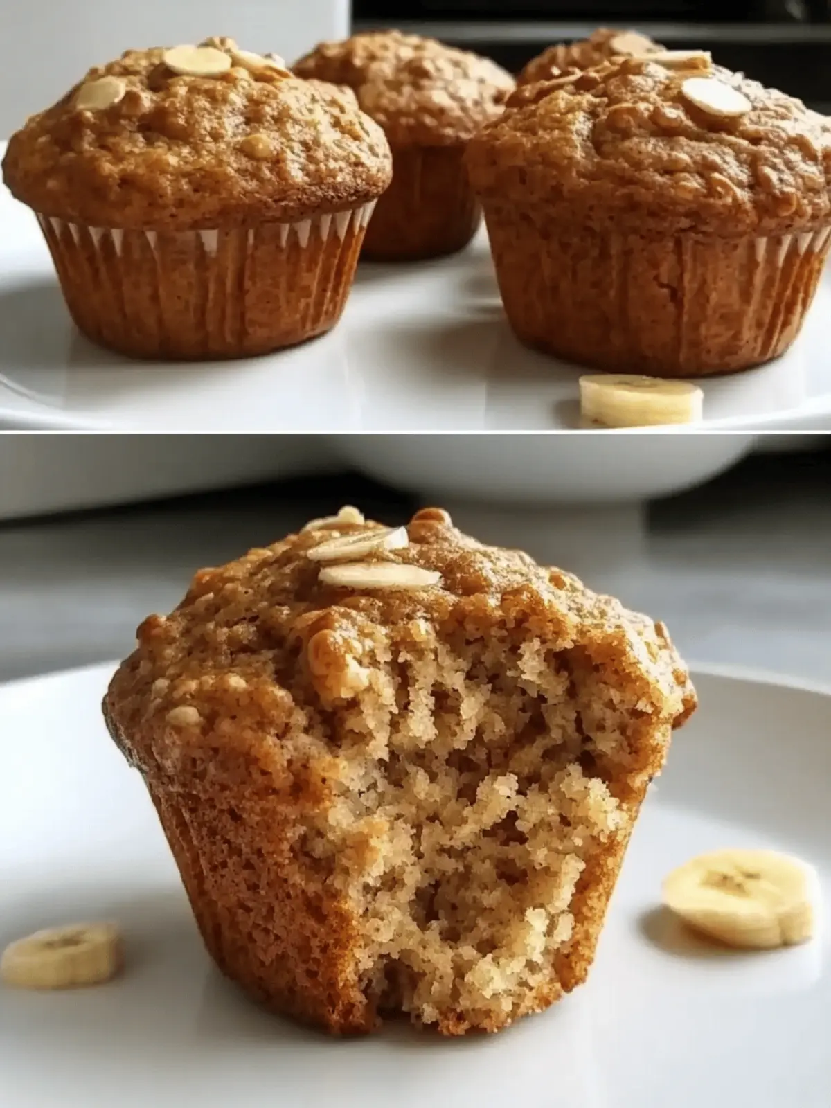 Peanut Butter Banana Muffins (High Protein) for Busy Mornings