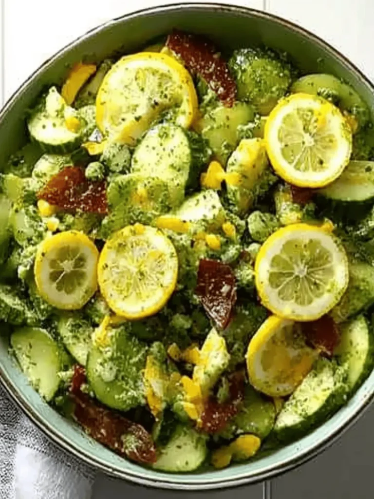 Crunchy Lemon-Pesto Garden Salad Packed with Fresh Flavor 3 Crunchy Lemon-Pesto Garden Salad