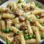 Pasta with Peas and Sausage
