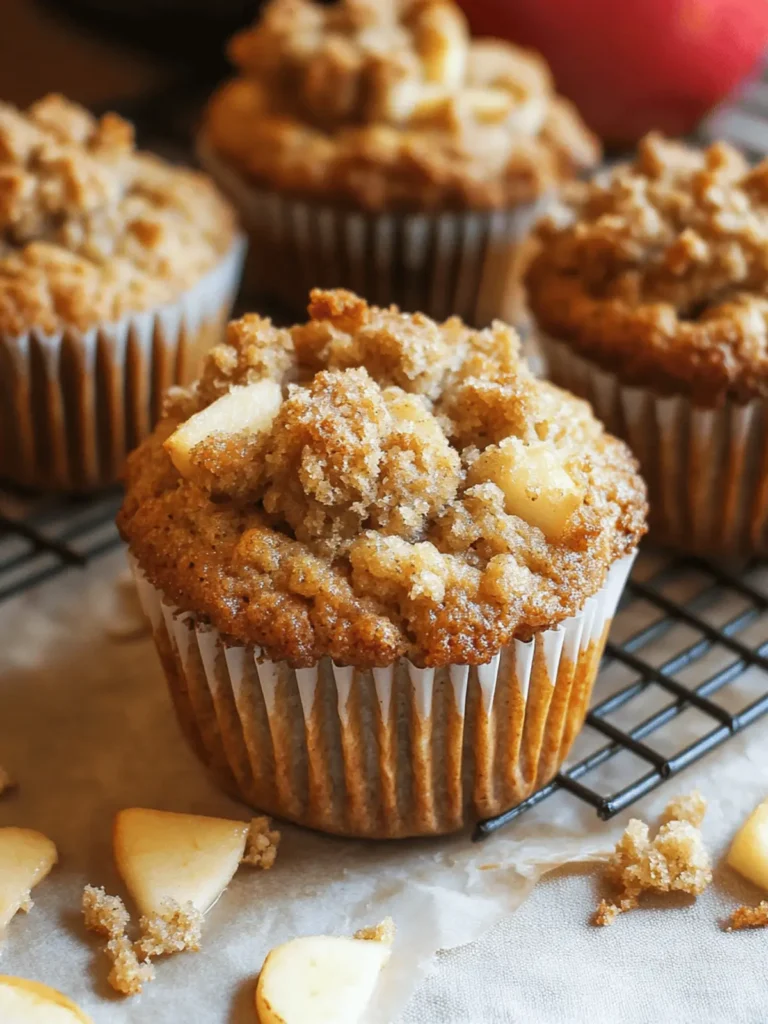 Delicious Apple Banana Bread Muffins with Cinnamon Crumble 4 Apple Banana Bread Muffins