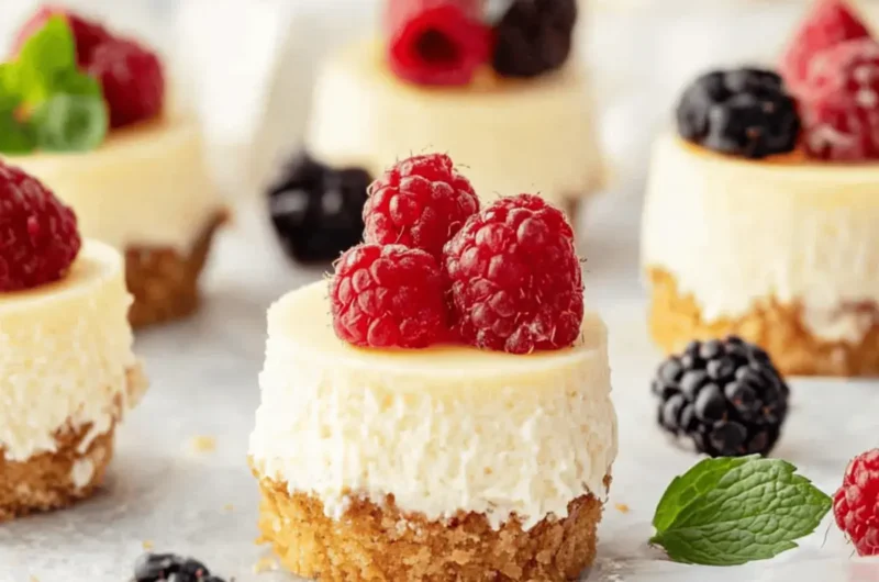 Mini Protein Cheesecakes