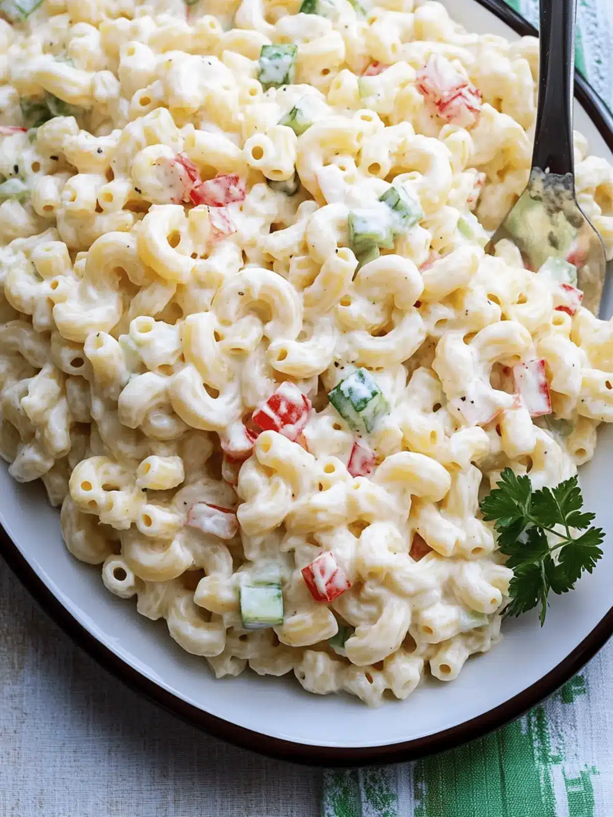 Sweet Tangy Amish Macaroni Salad