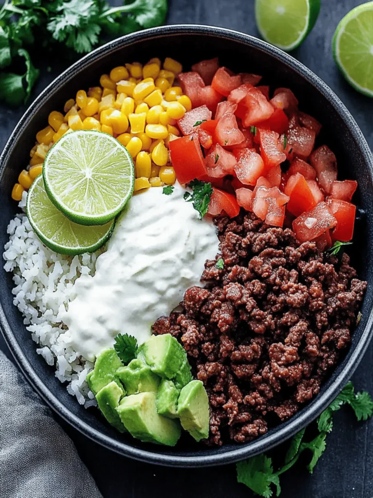 Savory Beef Burrito Bowl: Quick, Customizable Comfort Food 2 Beef Burrito Bowl
