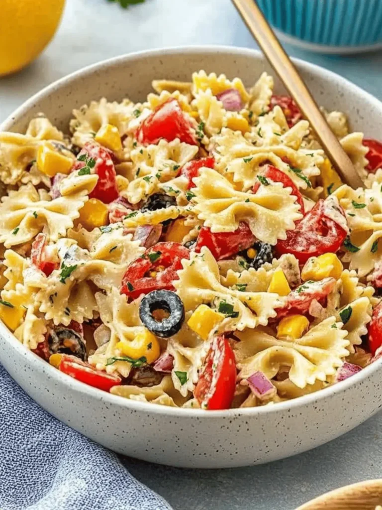 Delicious Bow Tie Pasta Salad Recipe for Quick Refreshment 4 Bow Tie Pasta Salad Recipe
