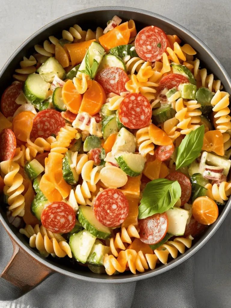 Pepperoni Pasta Salad Recipe: How to Make It