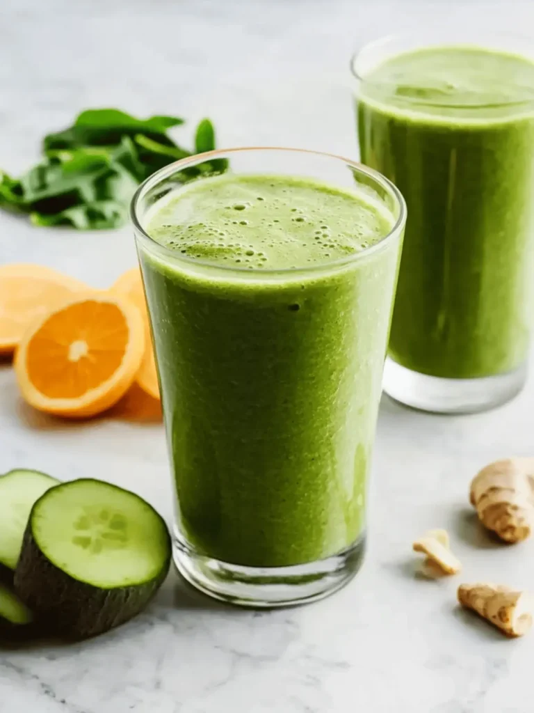 Creamy Green Smoothie Delight: A Quick Nutrient Boost 2 Green Smoothie