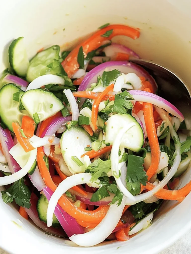 Khmer Pickled Vegetable Salad Recipe: Fresh, Tangy Delight! 3 Khmer Pickled Vegetable Salad Recipe: How to Make It