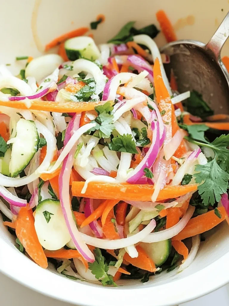 Khmer Pickled Vegetable Salad Recipe: Fresh, Tangy Delight! 2 Khmer Pickled Vegetable Salad Recipe: How to Make It