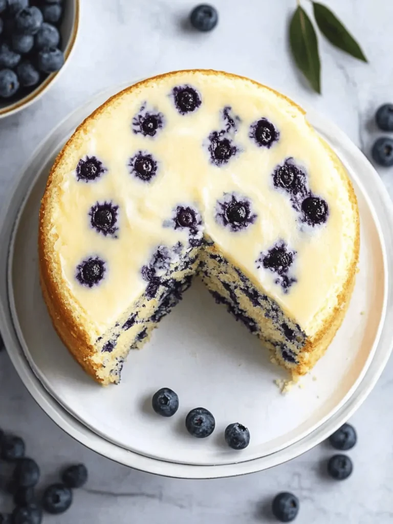 Lemon Blueberry Cake