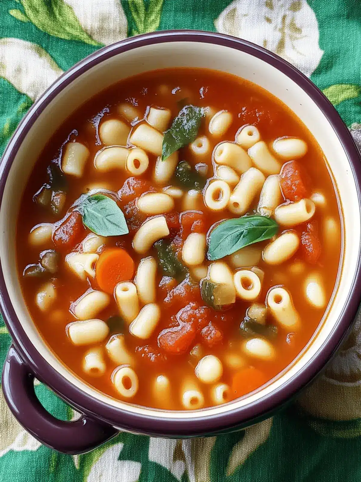 Slow Cooker Pasta Fagioli Soup