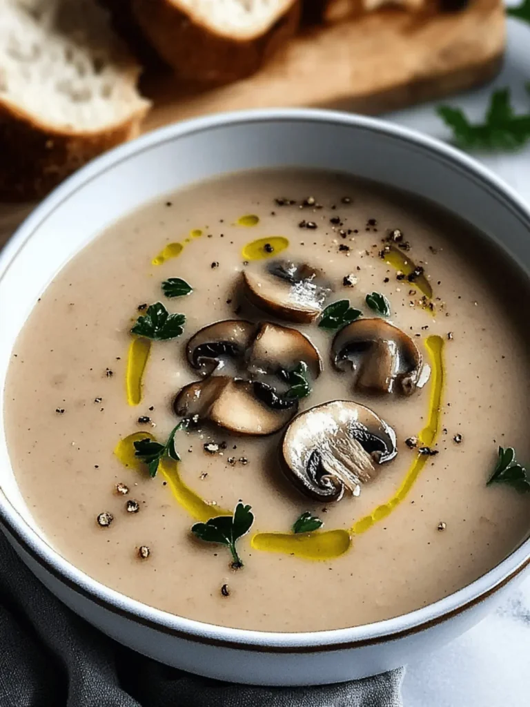 Creamy Mushroom Soup: Elevate Comfort Food with Earthy Goodness 3 Creamy Mushroom Soup