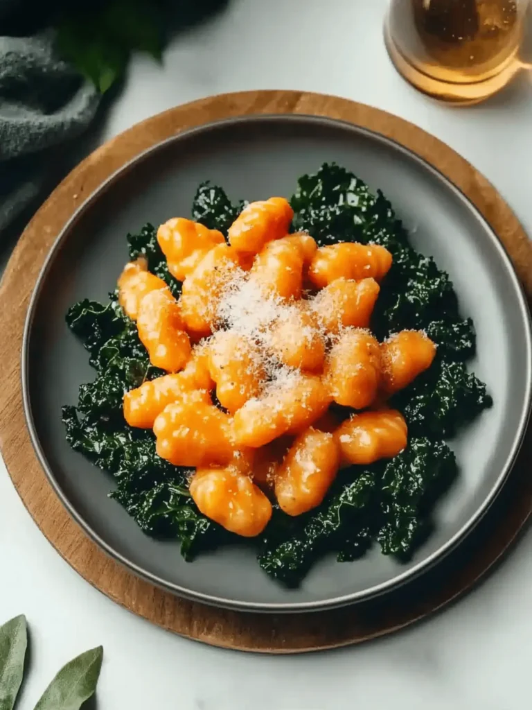 Homemade Pumpkin and Kale Gnocchi in Creamy Sage Bliss 4 Homemade Pumpkin and Kale Gnocchi