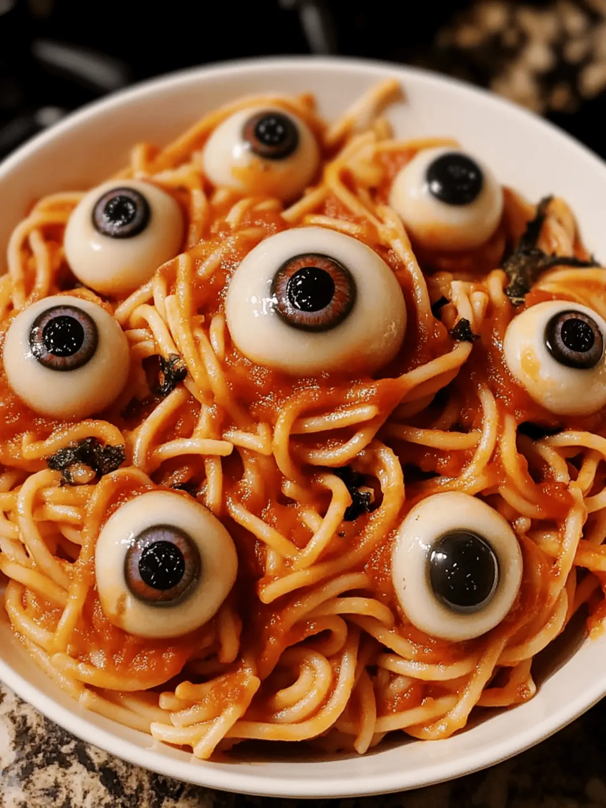 Spooky Halloween Eyeball Pasta That Thrills the Whole Family 4 Spooky Halloween Eyeball Pasta