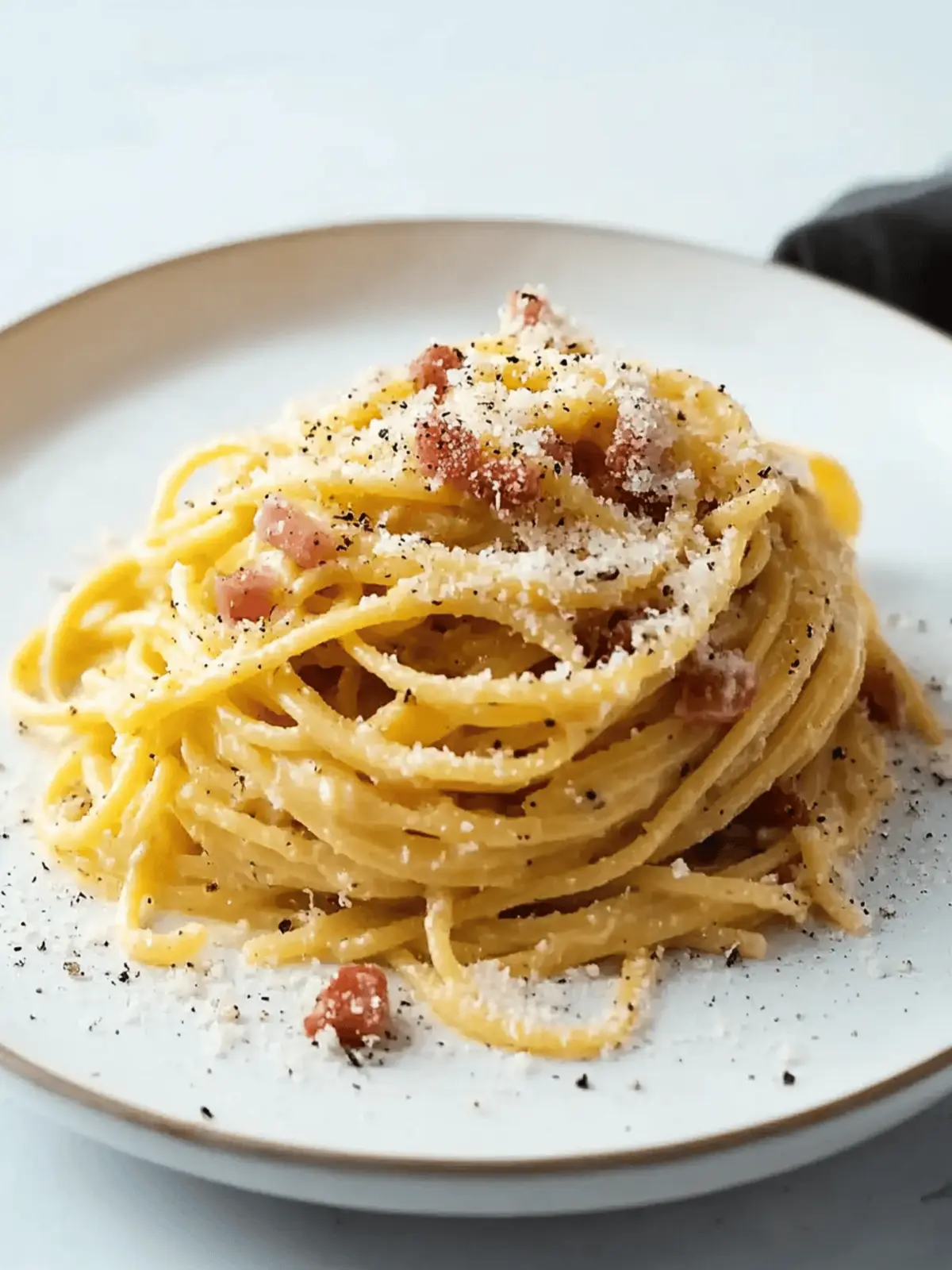 Rich Authentic Spaghetti Carbonara