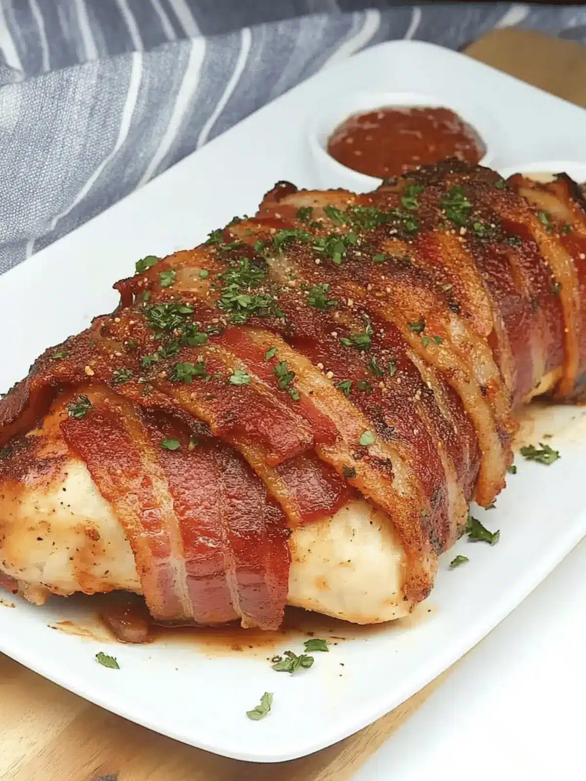 Bacon-Wrapped Chicken in the Oven