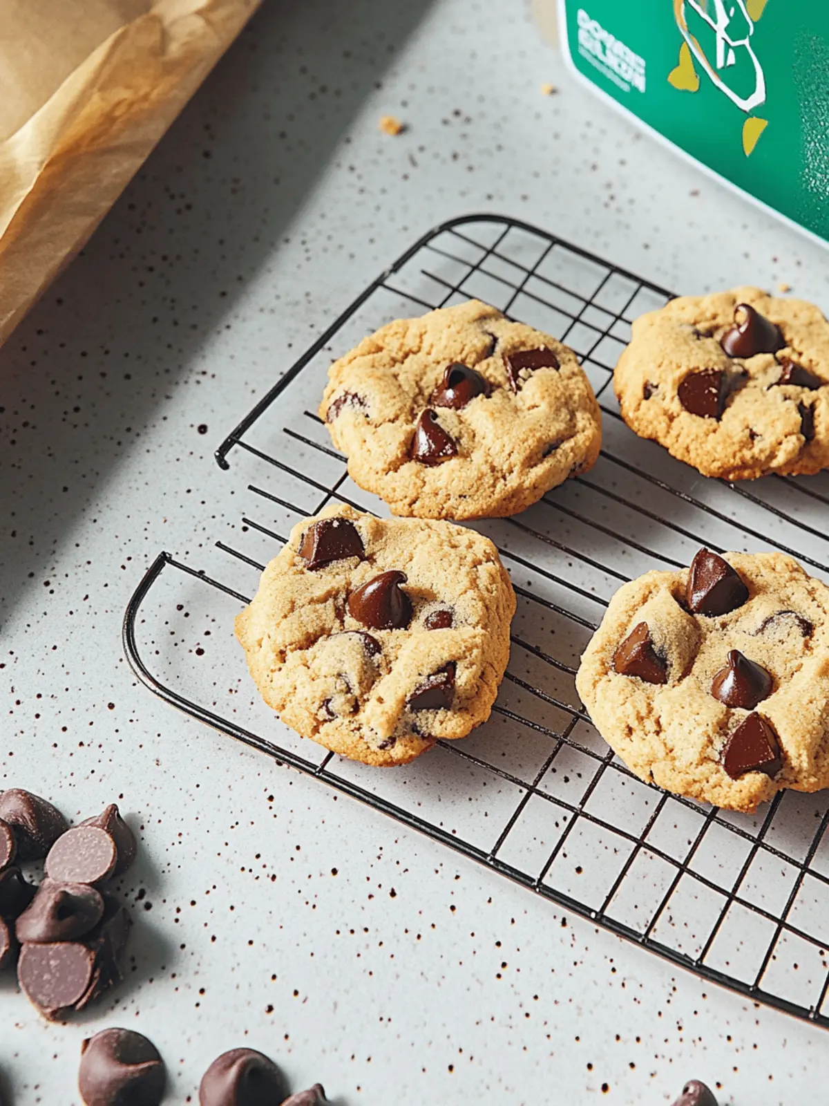 Gluten-Free Almond Flour Chocolate Chip Cookies