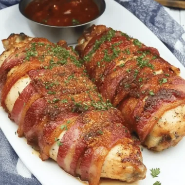 Bacon-Wrapped Chicken in the Oven