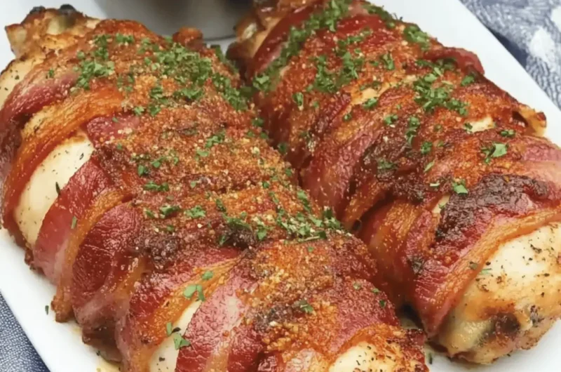Bacon-Wrapped Chicken in the Oven