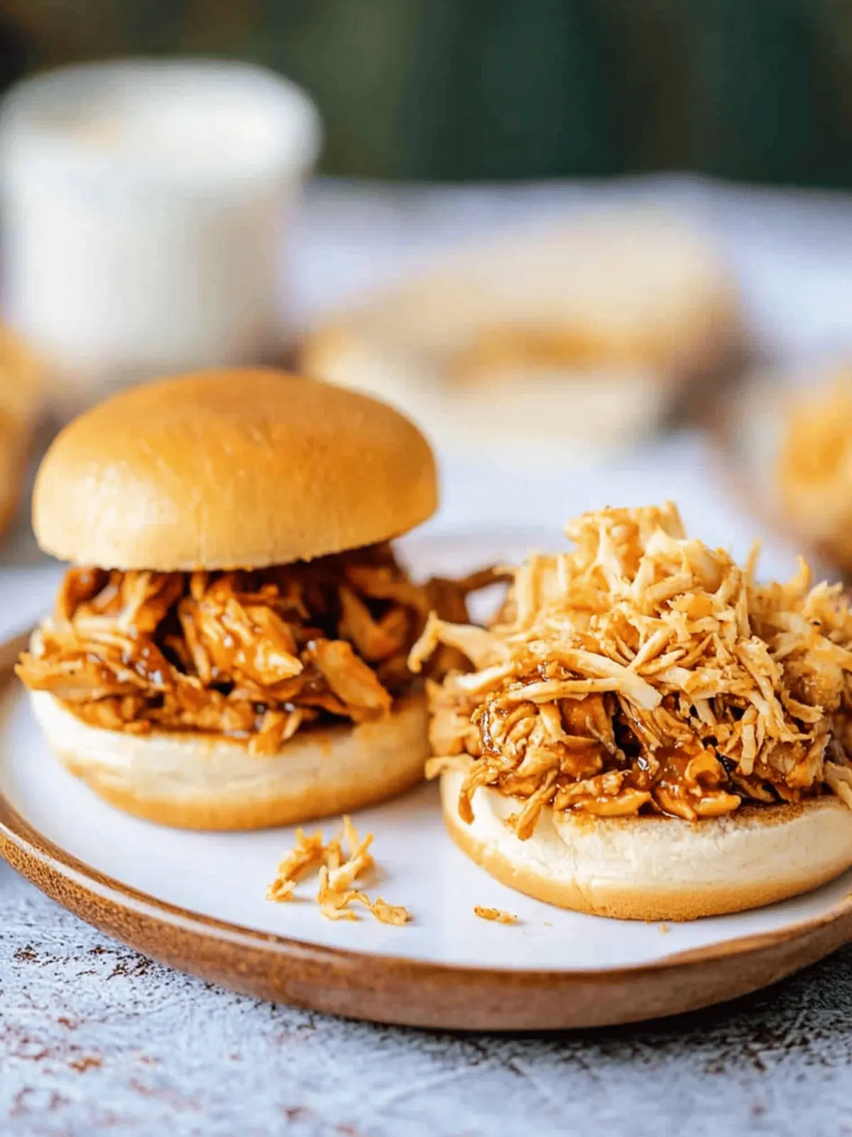 Easy and Tasty Barbecue Chicken Sandwiches in the Crock Pot