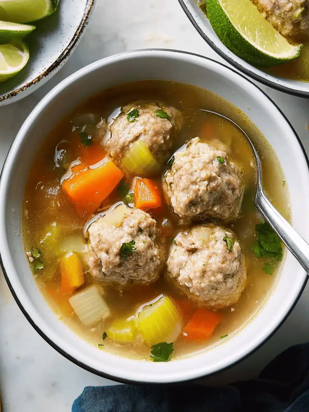 Albondigas Soup (Mexican Meatball Soup)