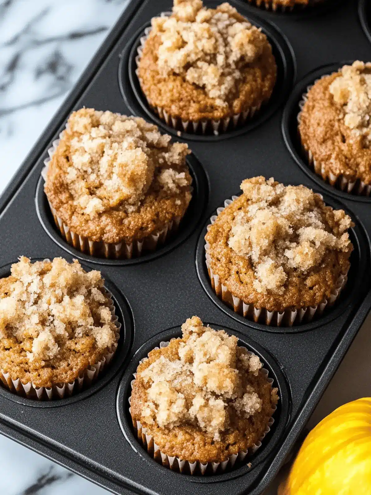 Pumpkin Banana Bread Muffins with Crunchy Cinnamon Topping 3 Pumpkin Banana Bread Muffins