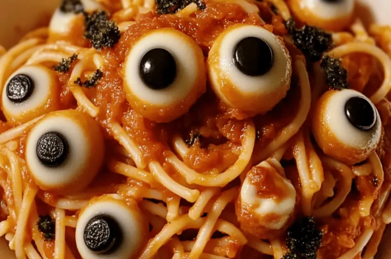 Spooky Halloween Eyeball Pasta That Thrills the Whole Family 1 Spooky Halloween Eyeball Pasta