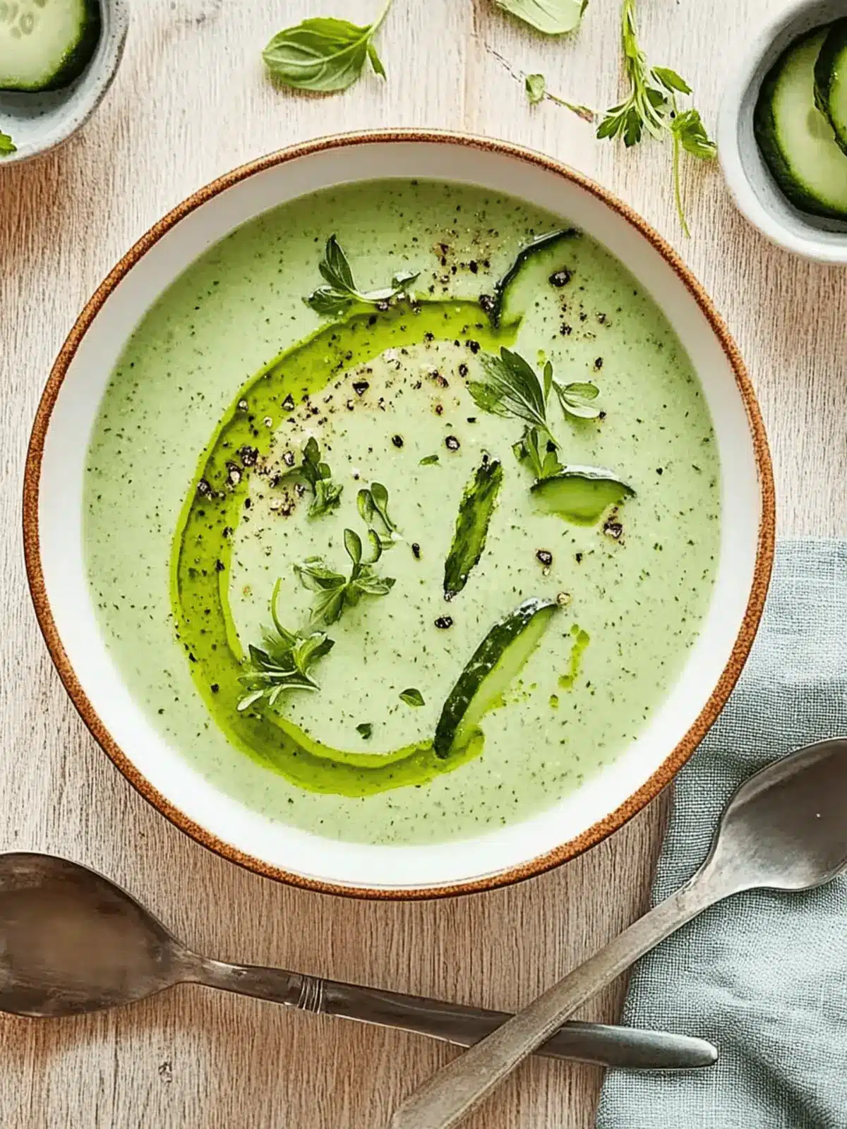 Chill Out with This Refreshing Cucumber Soup Recipe 2 Cucumber soup