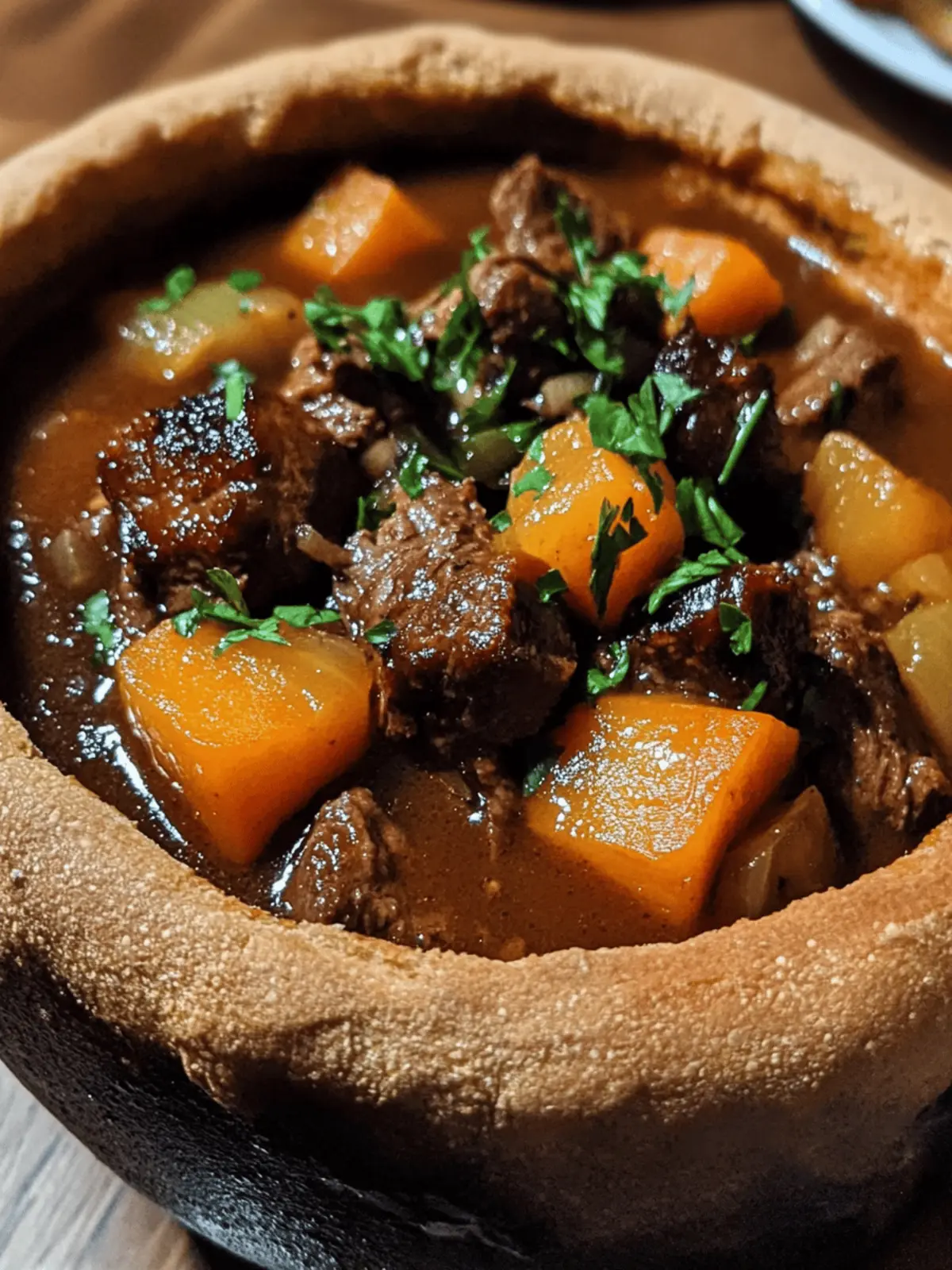 Witch's Cauldron Beef Stew Dinner