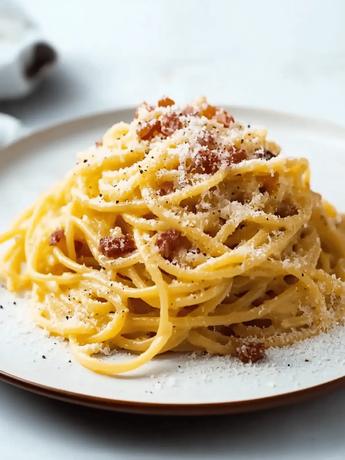 Rich Authentic Spaghetti Carbonara