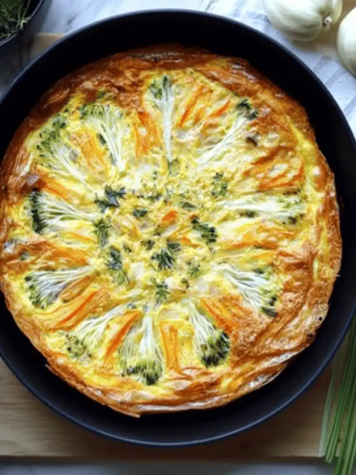 Squash Blossom Frittata