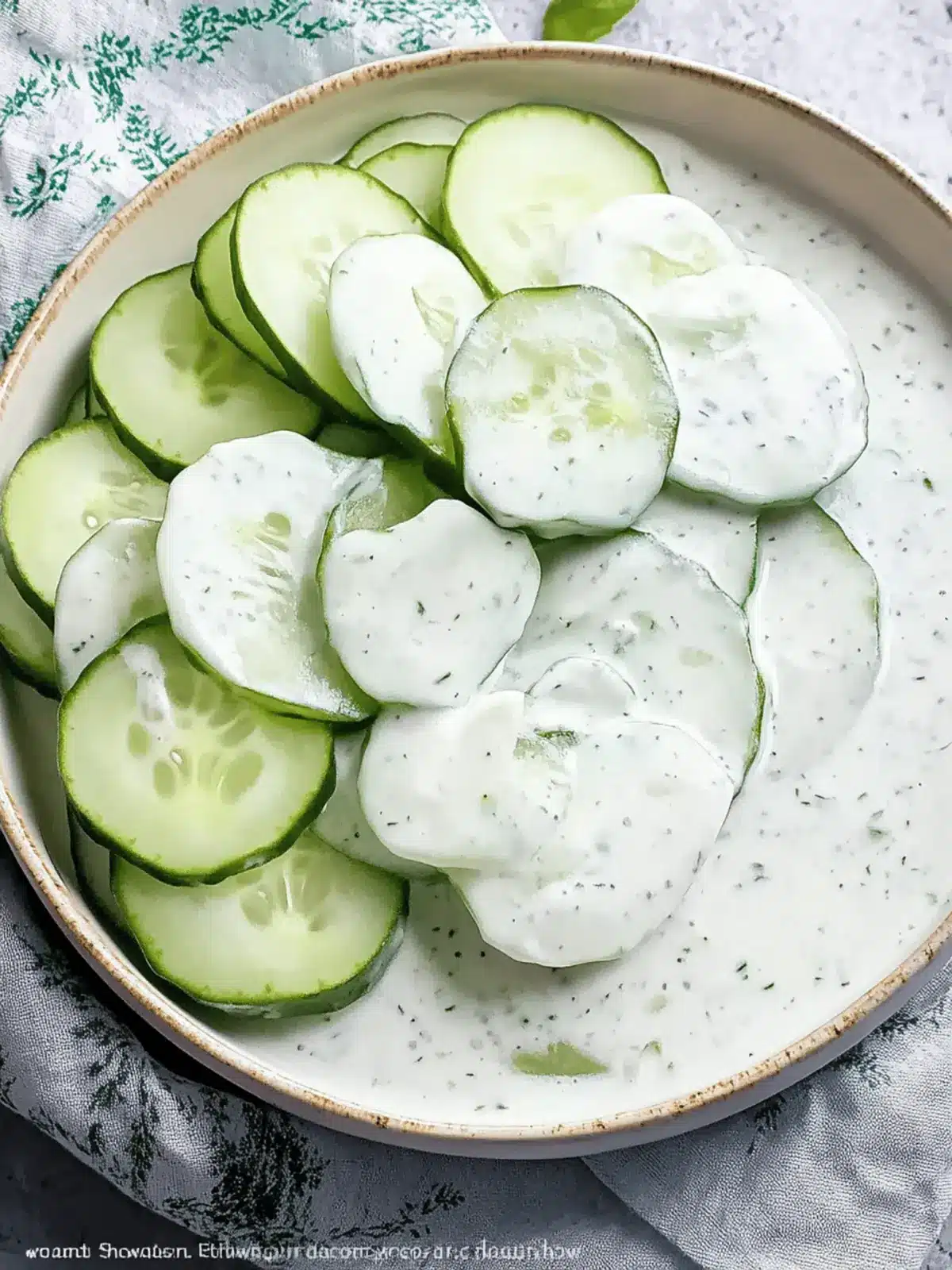 Creamy Cucumbers: Your Go-To Refreshing Summer Salad 5 Creamy Cucumbers