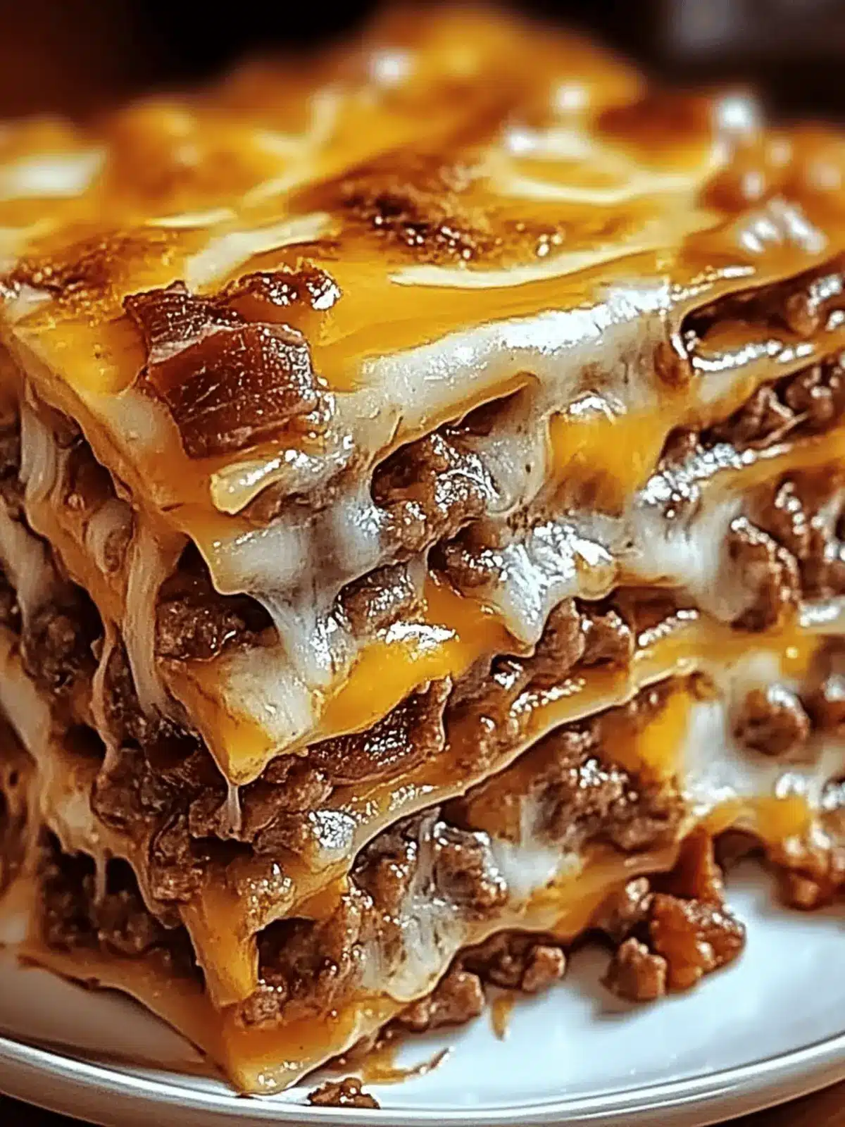 Ultimate Parmesan Garlic Bacon Cheeseburger Lasagna Bliss 2 Parmesan Garlic Bacon Cheeseburger Lasagna