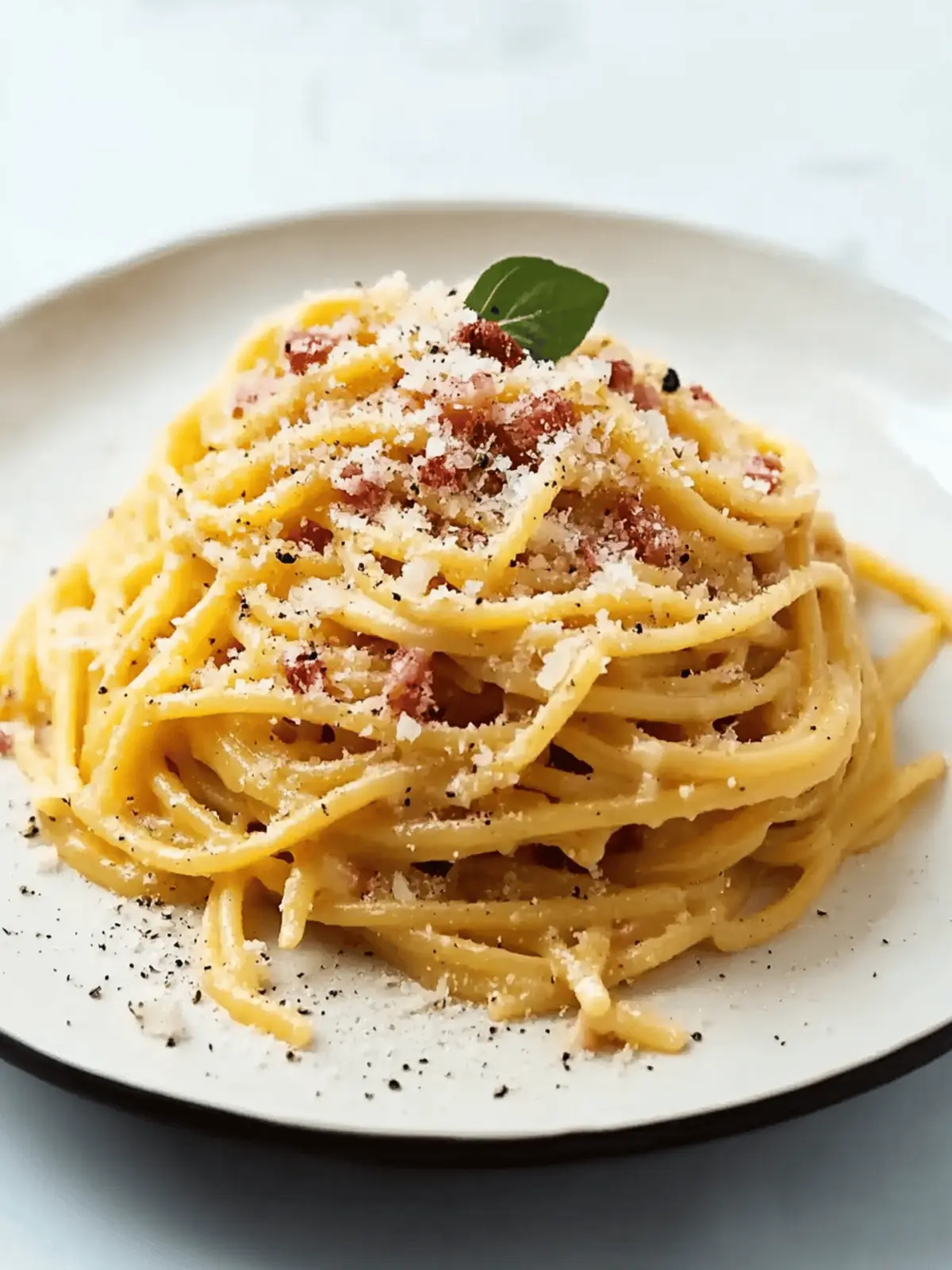 Rich Authentic Spaghetti Carbonara