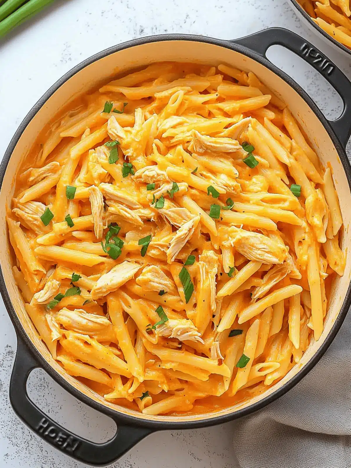 Creamy Buffalo Chicken Pasta Your Family's New Favorite Dish 2 Creamy Buffalo Chicken Pasta