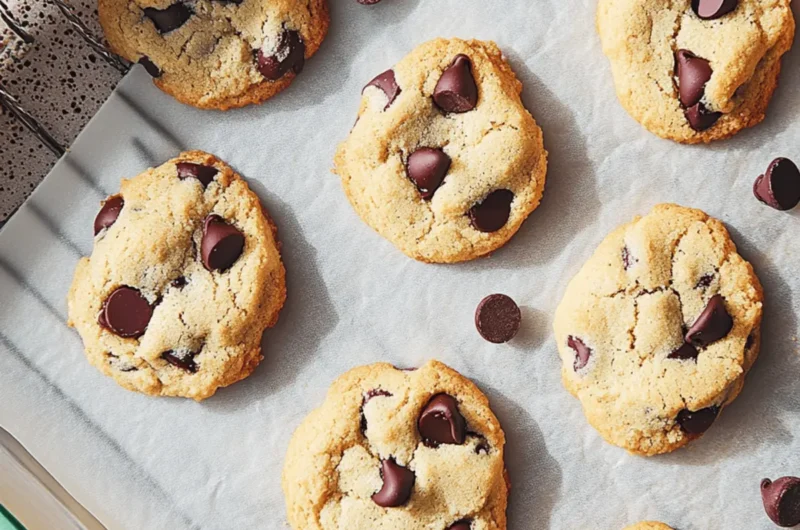 Gluten-Free Almond Flour Chocolate Chip Cookies