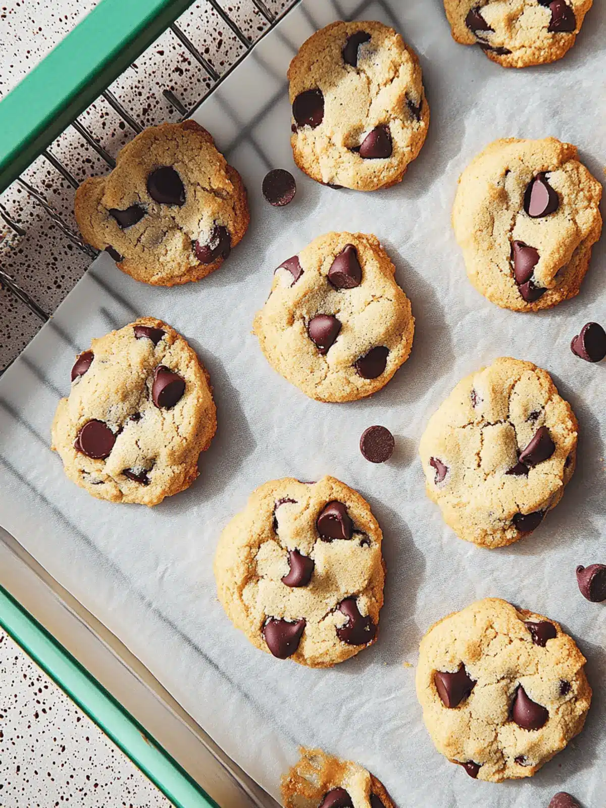 Gluten-Free Almond Flour Chocolate Chip Cookies