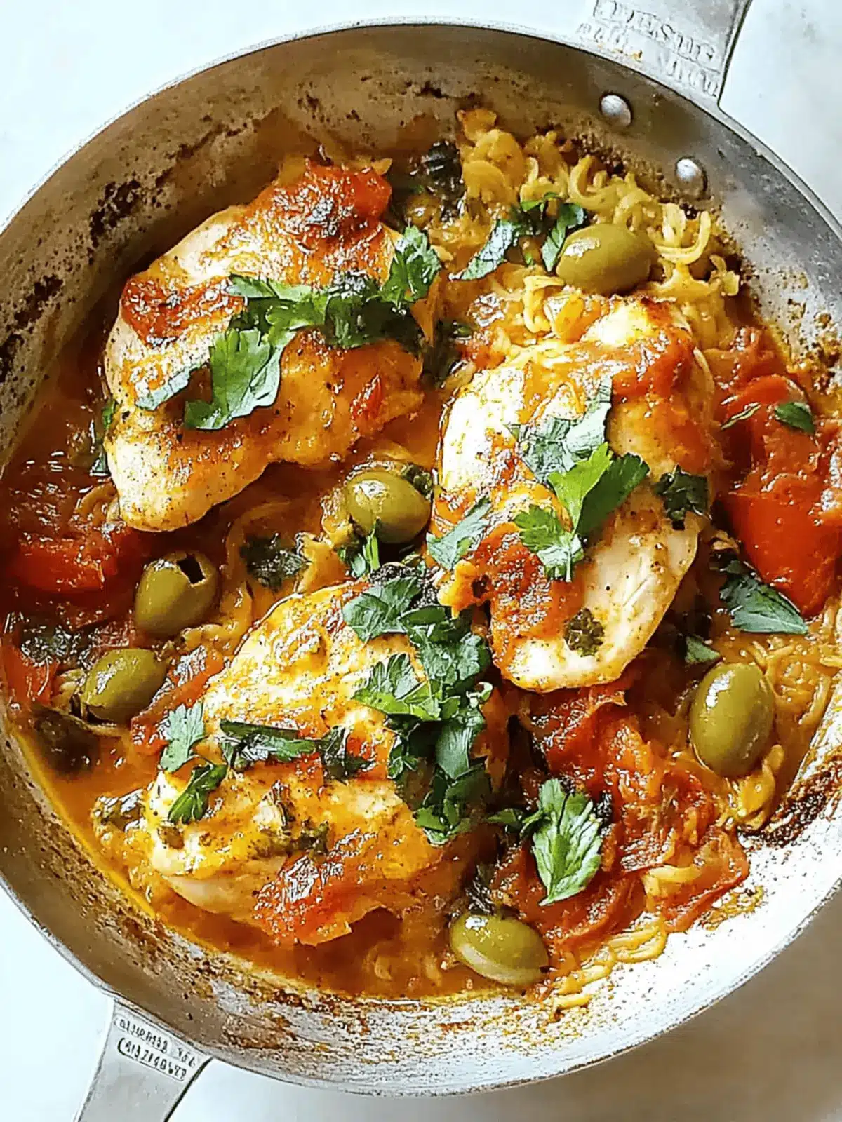 Chicken Provencal (With Tomatoes and Olives)