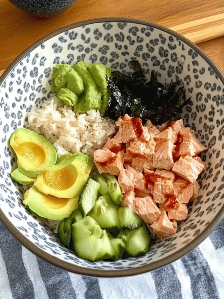 Spicy Salmon Bowl: Quick, Healthy & Flavor-Packed Meal Idea 4 Spicy Salmon Bowl
