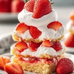 Classic Bisquick Strawberry Shortcake with Whipped Cream Bliss