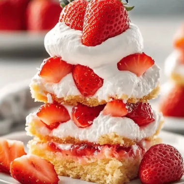 Classic Bisquick Strawberry Shortcake with Whipped Cream Bliss
