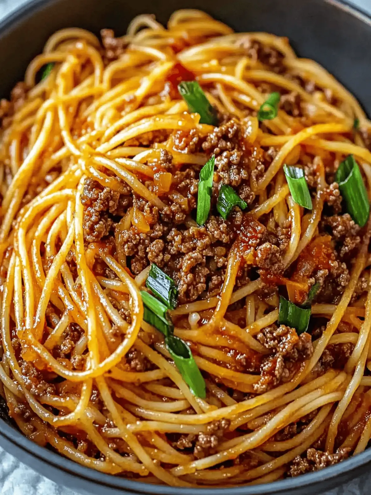 Classic Asian-Style Ground Beef Spaghetti in 20 Minutes! 2 Classic Asian-Style Ground Beef Spaghetti