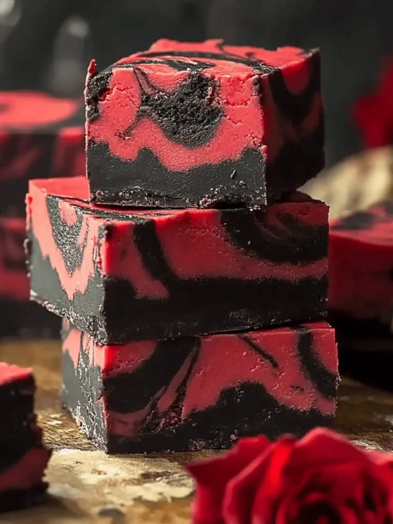 Classic Halloween Vampire Fudge: A Spooktacular Treat to Make! 2 Classic Halloween Vampire Fudge