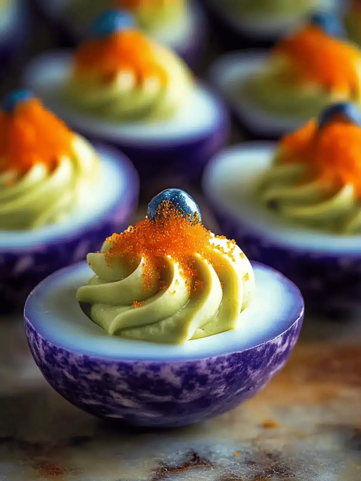 Tasty Halloween Deviled Eggs: A Spooky Twist on a Classic 2 Tasty Halloween Deviled Eggs