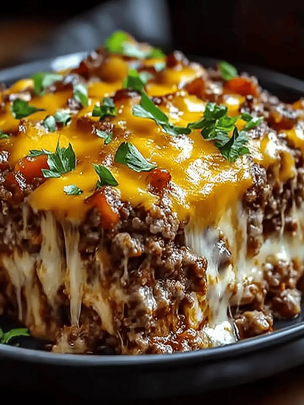 Cheesy Loaded Meatloaf Casserole