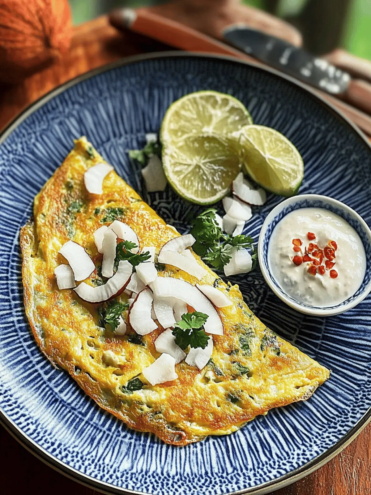 Kerala-Style Spicy Coconut-Ginger Omelette